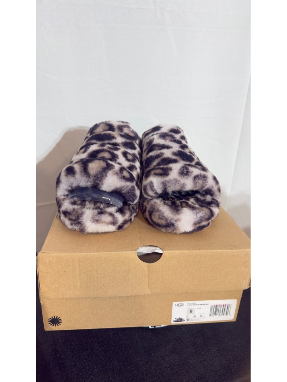 Ugg Cheetah print Slipper With Strap